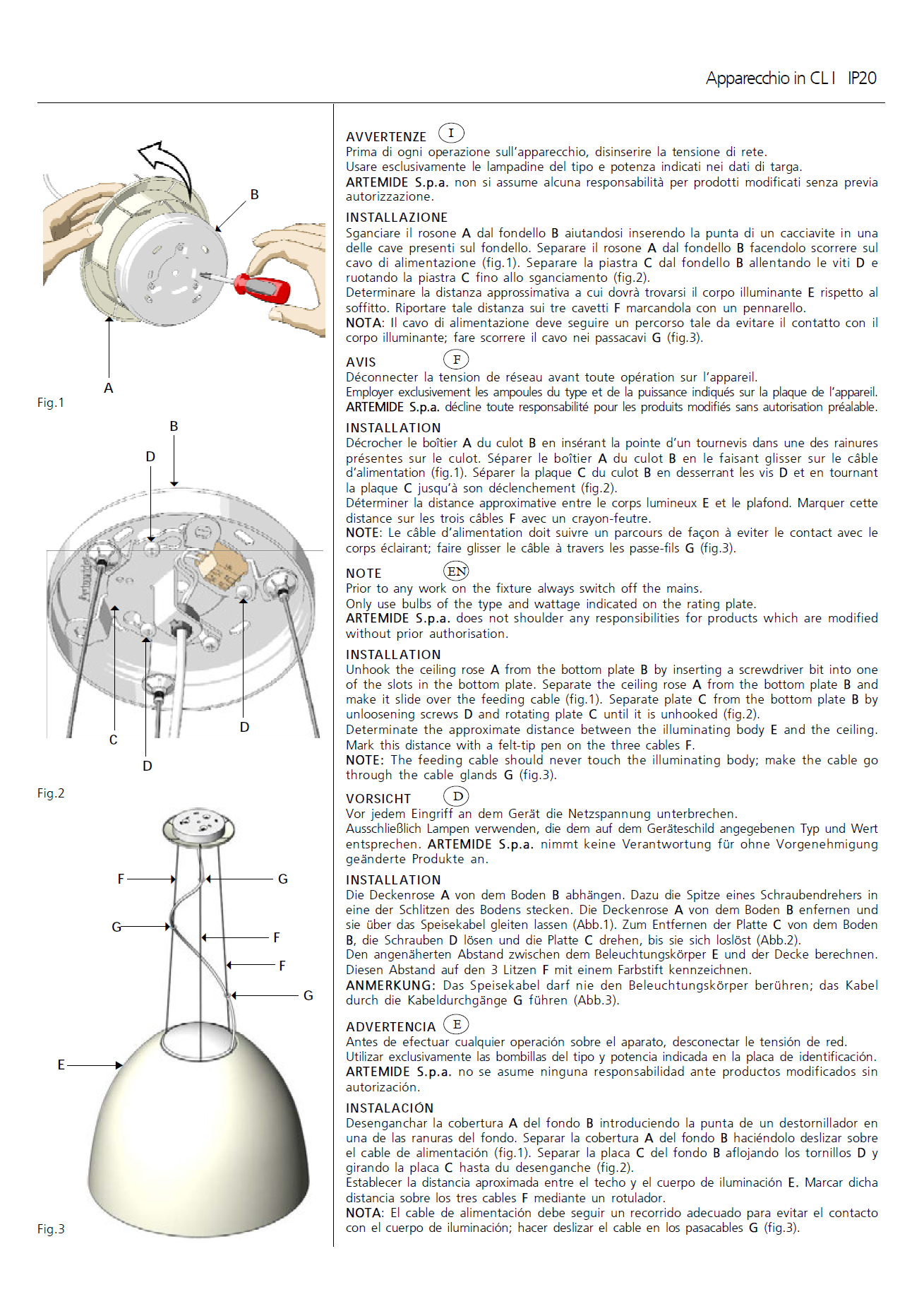 Esempio manuale di istruzioni